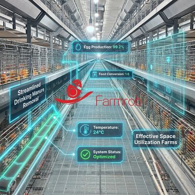 H Type Frame Baby Chicks Cage Design Poultry Battery Cage System in Thailand Farms